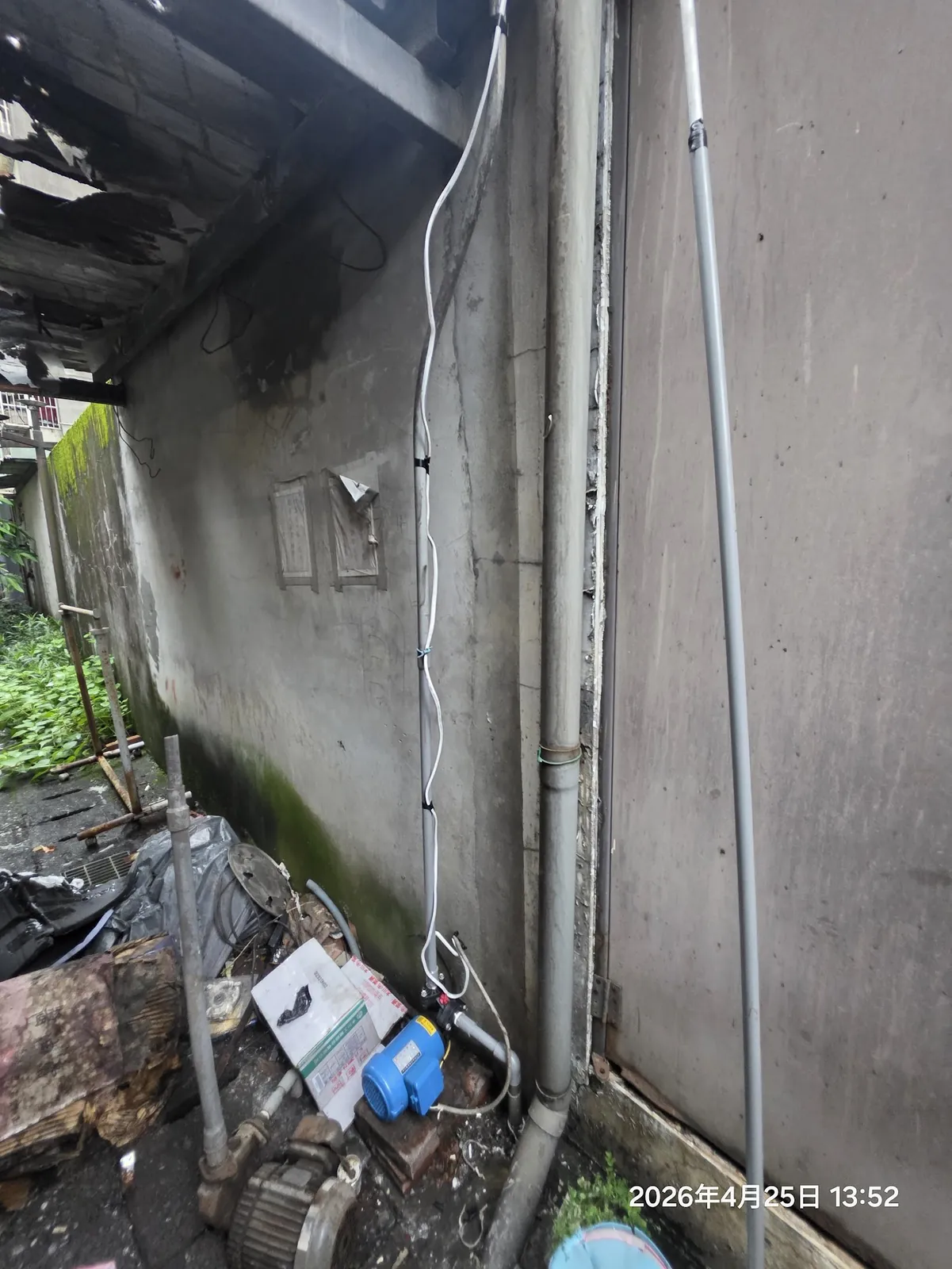 室外抽水設備與管路配置確認